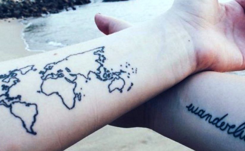 15 Ideas Of Small Travel Tattoos