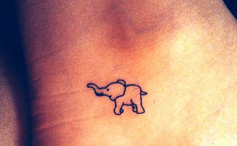 20 Ideas Of Small Elephant Tattoos
