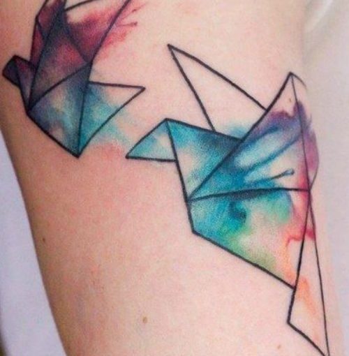 Geometric Tattoo Origami ideas