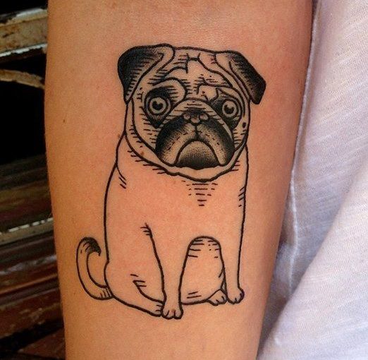 Geometric Tattoo Dog Ideas