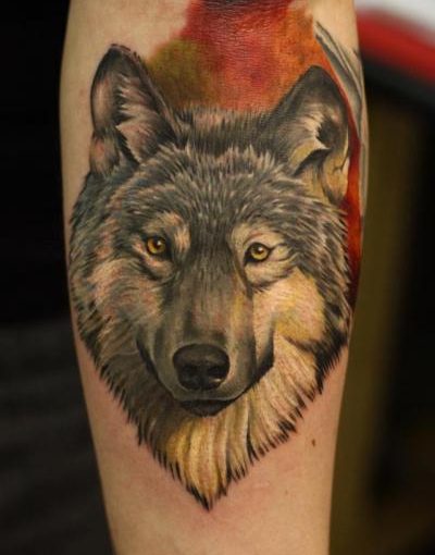 Realistic Wolf Tattoo Ideas
