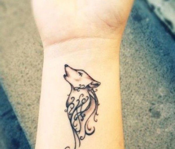 Little Wolf Tattoo Ideas