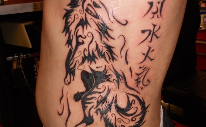 Wolf Tattoo Tribal Ideas