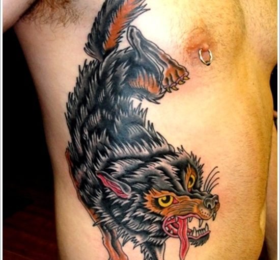 Evil Wolf Tattoo Ideas