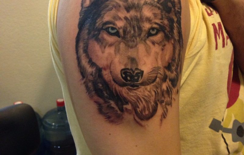 Snarling Wolf Tattoo Ideas