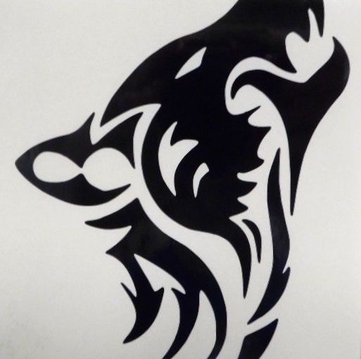 Wolf Tattoo Silhouette Ideas