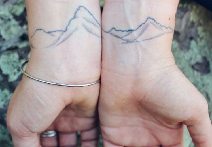 Watercolor Tattoos Mountain Ideas