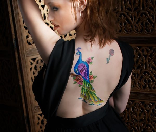 Watercolor Tattoos Peacock Ideas