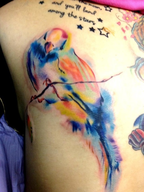 Watercolor Bird Tattoo idea – Yo Tattoo