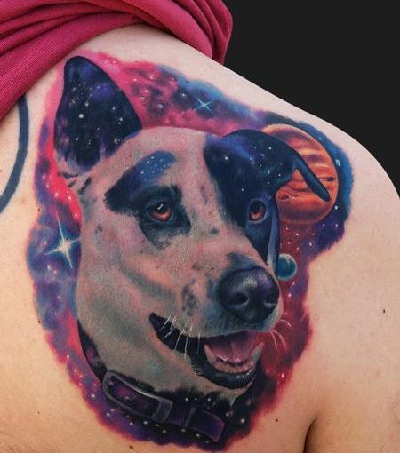 Watercolor Tattoos Dog Ideas