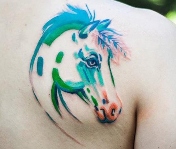 Watercolor Tattoos Horse Ideas